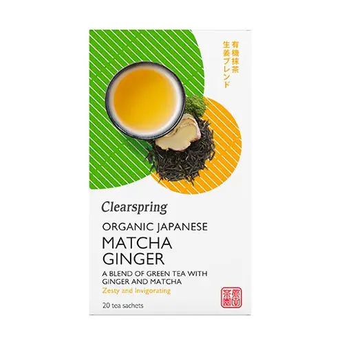 Clearspring Ingefära Matcha Te Økologisk | 36 g