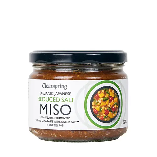 Clearspring Miso Brown Rice Ekologisk Reducerat Salt Opastöriserat | 270 g