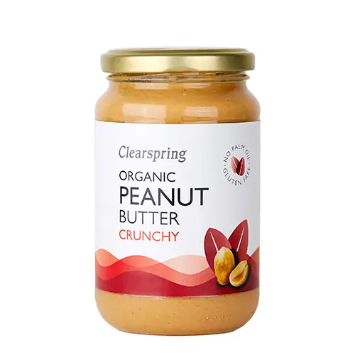 Clearspring Peanøttsmør Crunchy Ekologiskt | 350 g