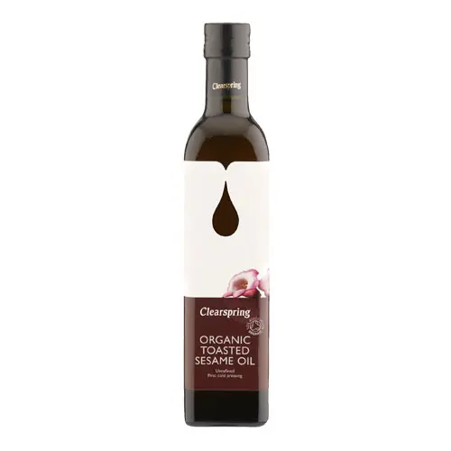 Clearspring Rostad Sesamolja Ekologisk | 500 ml