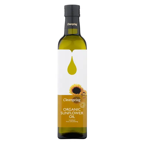 Clearspring Solrosolja Ekologisk | 500 ml