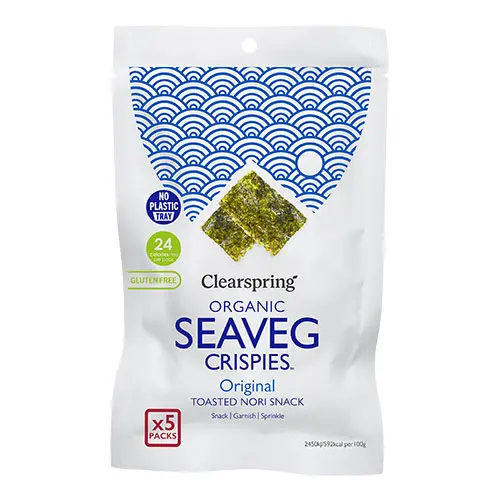 Clearspring Tång Chips | Original Ekologisk