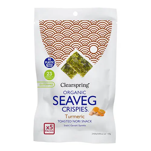 Clearspring Tångchips Multi Ekologiska | Gurkmeja