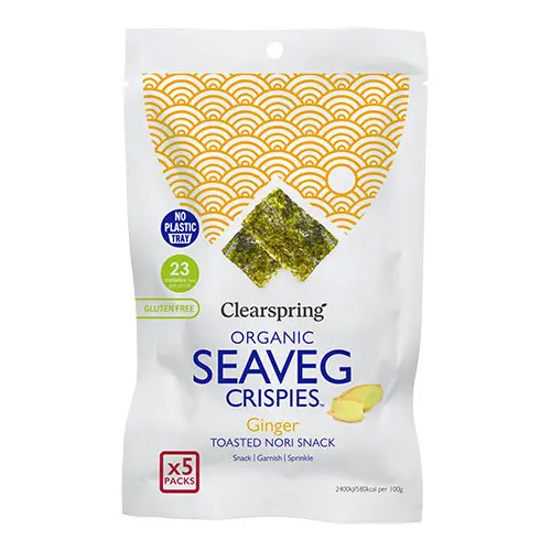 Clearspring Tångchips Multi Ekologiska | Ingefära