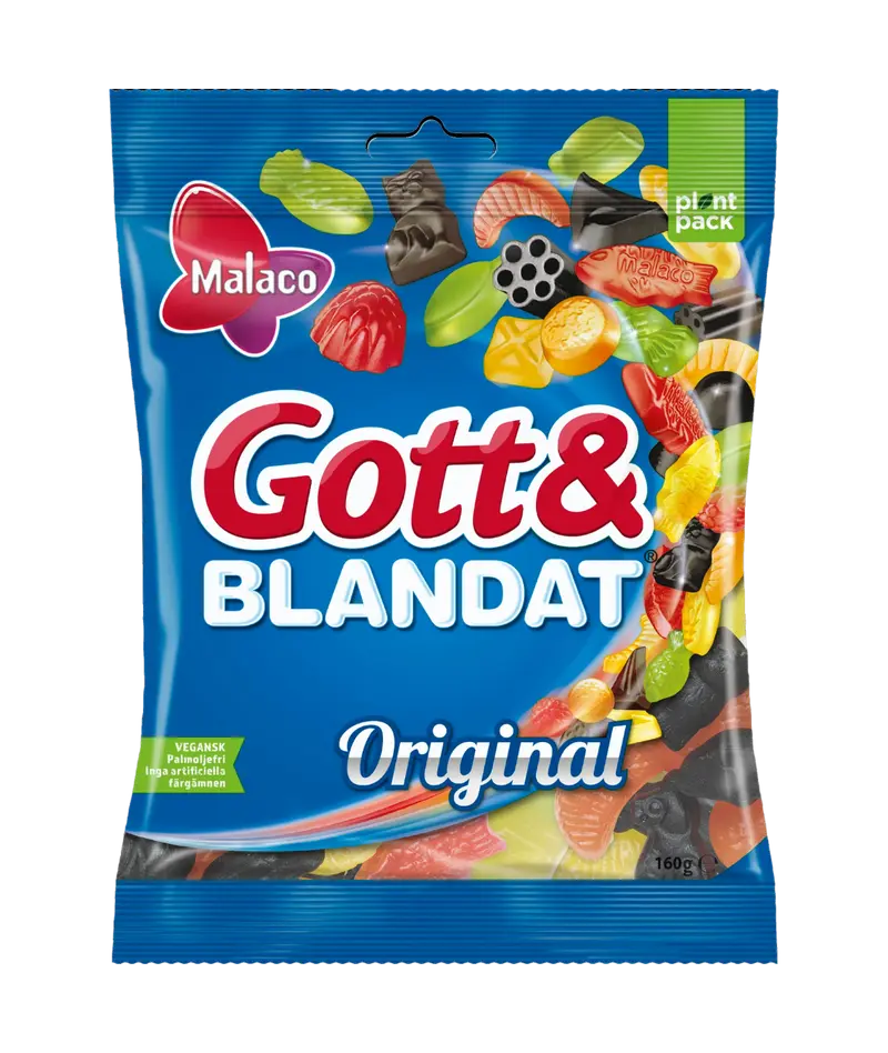 Cloetta Gott & Blandat 160gx36 1000057