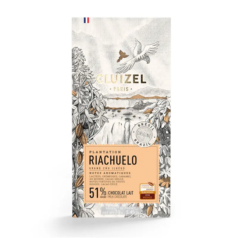 Cluizel Riachuelo Lait 51%, 70g