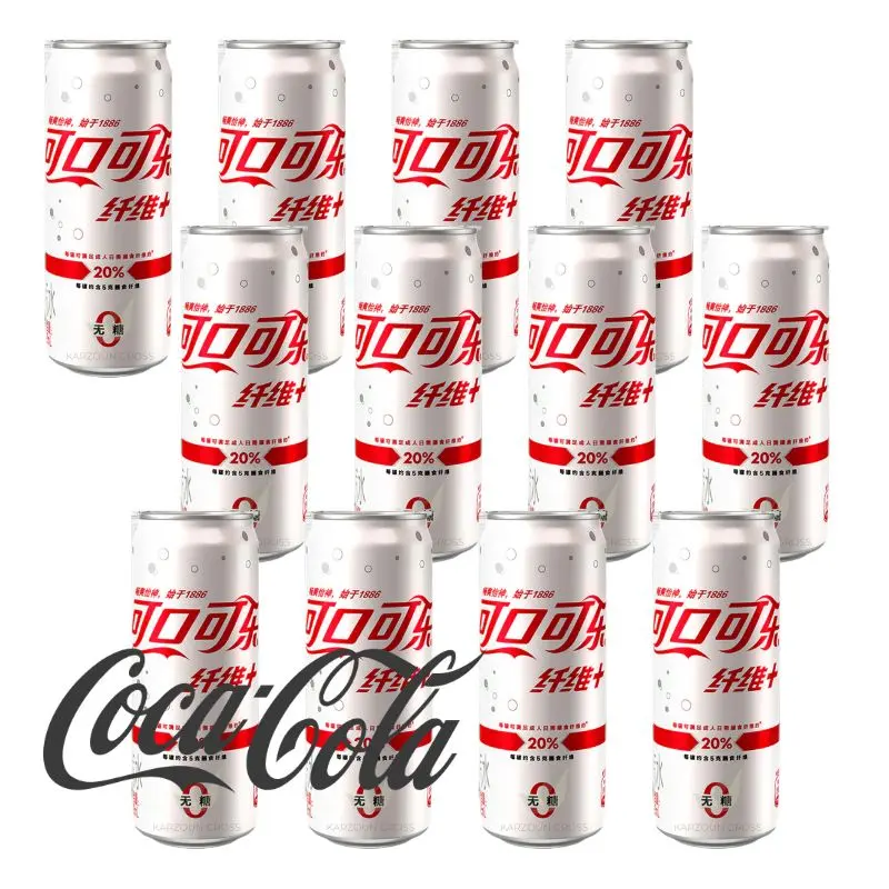 Coca Cola Fiber Plus Sugar Free 12 x 330ml