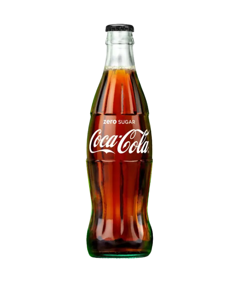 Coca-Cola Zero 33cl glas 24-pack