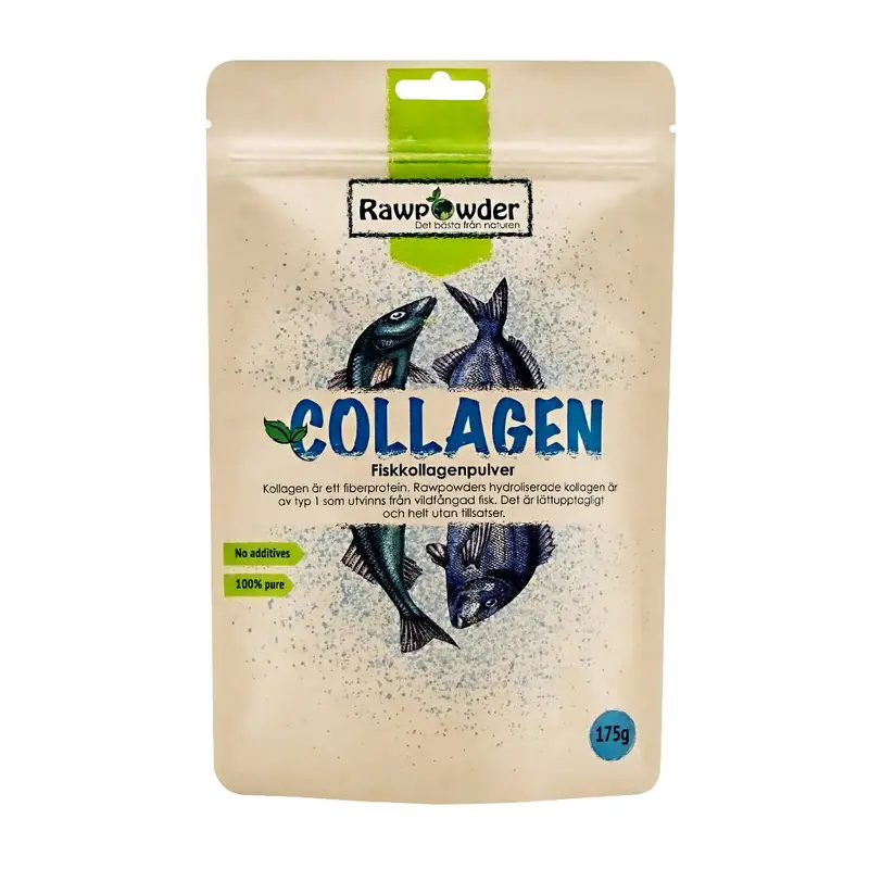 Collagen, 175g marint pulver