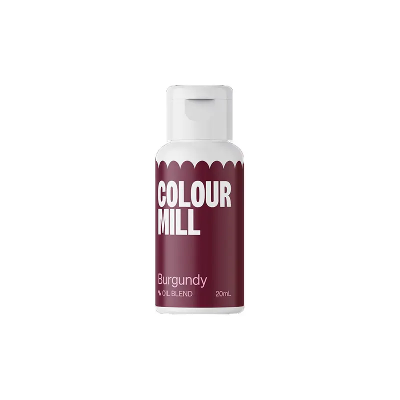 Colour Mill Burgundy Vinröd Oljebaserad ätbar färg