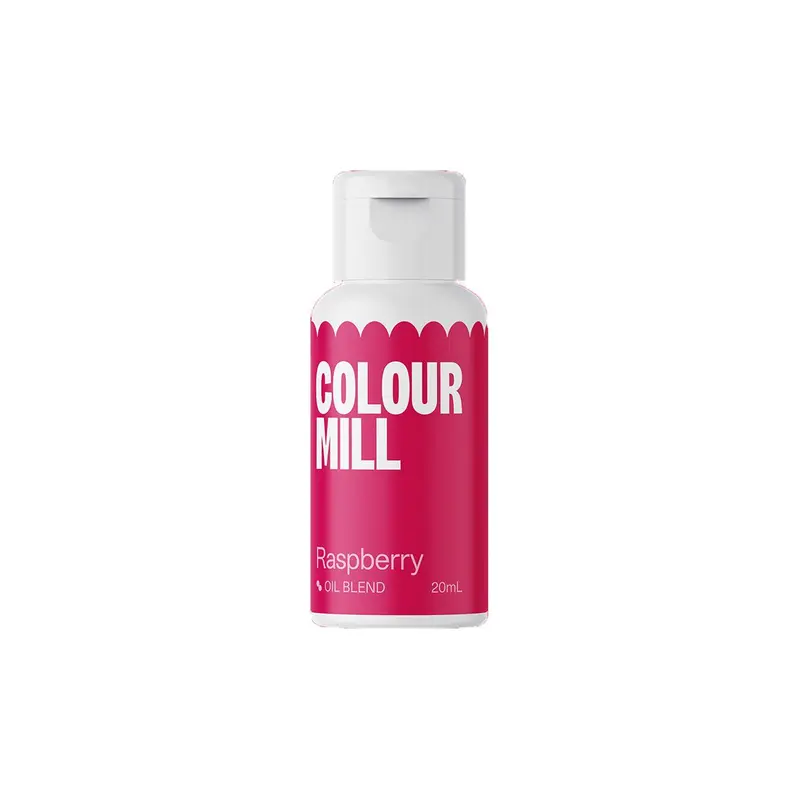 Colour Mill Raspberry Hallonröd Oljebaserad ätbar färg