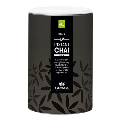 Cosmoveda Instant Chai Svart Ekologisk | 180 g