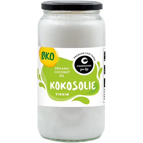 Cosmoveda Jungfru Kokosolja Ekologisk | 1 liter