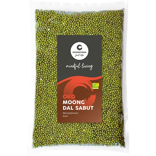 Cosmoveda Mungbönor Hela Ekologisk | 1 kg