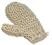 Croll & Denecke Sisal Massagehansdske Finstickad