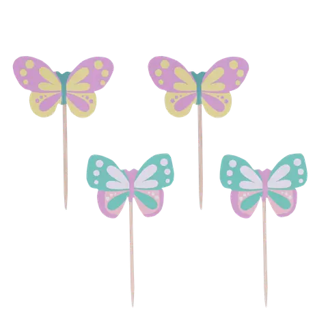 Cupcake toppers Fjärilar