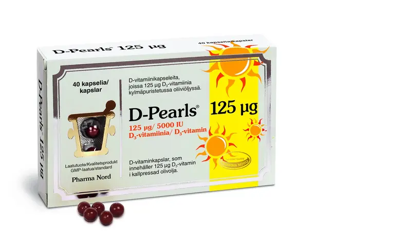 D-Pearls (D-vitamin) 125 µg