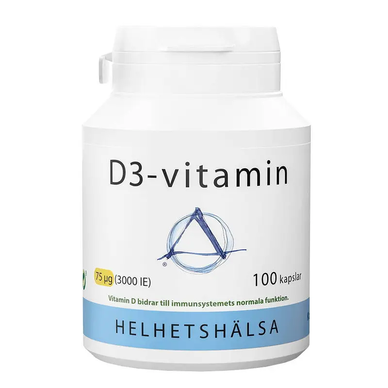D3-vitamin 3000IE, 100 kapslar