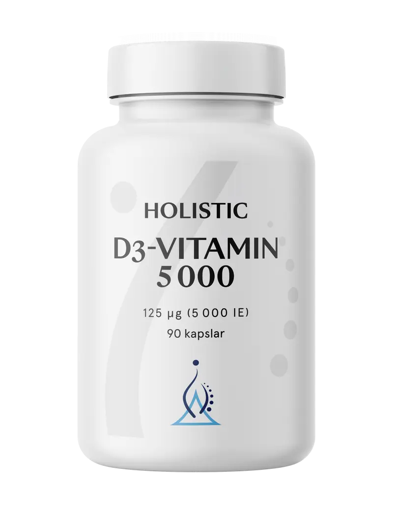 D3-vitamin 5000, 90 kapslar