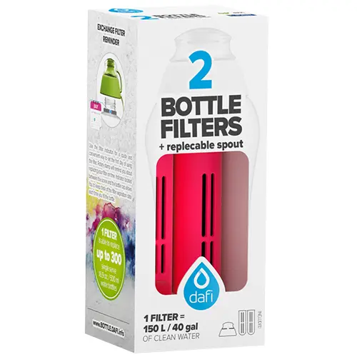 Dafi Refill Filterflaska | Röd