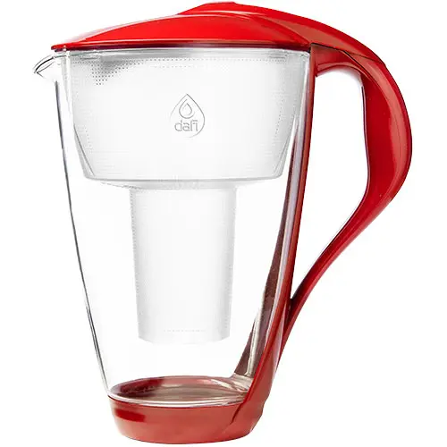 Dafi Vattenfilterkanna 2,0 L | Röd