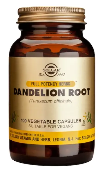 Dandelion Root, 49 g, 100 vegetabiliska kapslar