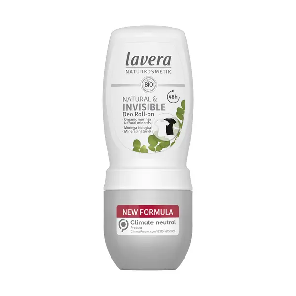 Deodorant, roll on, natural & invisible
