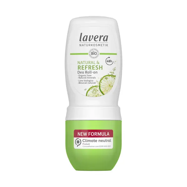 Deodorant, roll-on, natural & refresh, 50 ml