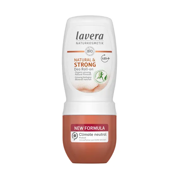 Deodorant, roll on, natural & strong