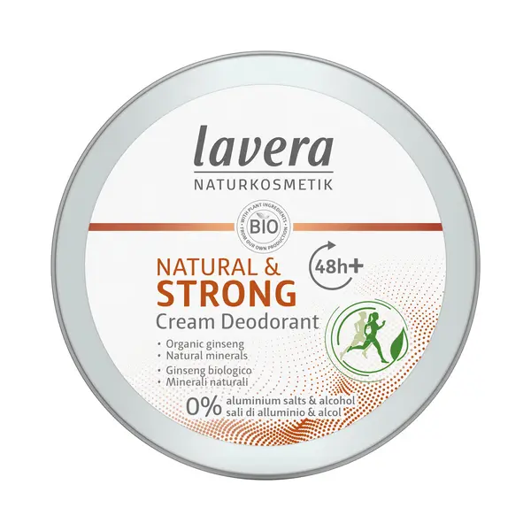 Deodorantkräm, natural & strong, 50 ml