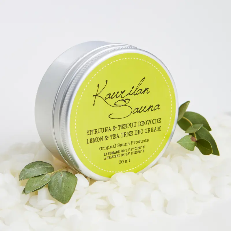 Deokräm, citron & tea tree, 50 ml