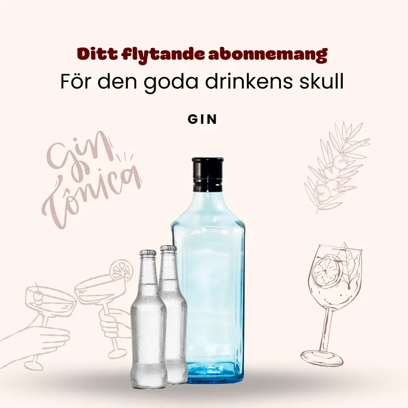 Ditt flytande Gin-abonnemang