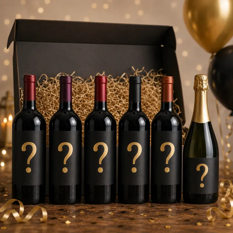 Dittvins Surprise Födelsedagslåda - 6 hemliga viner