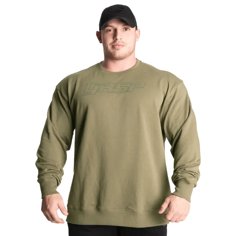 Division Crewneck - Washed Green