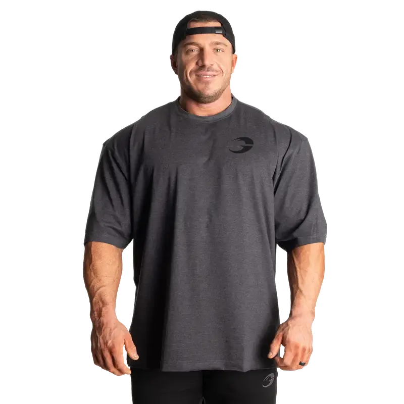 Division Iron Tee - Dark Grey Melange
