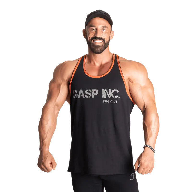 Division Jersey Tank - Black/Flame