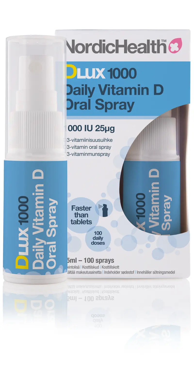 DLux 1000, D-vitaminspray, 15 ml