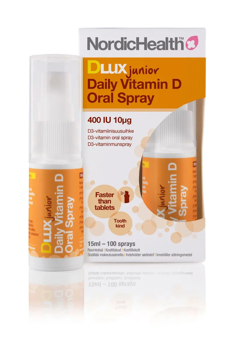 DLux Junior, D-vitaminspray, 15 ml