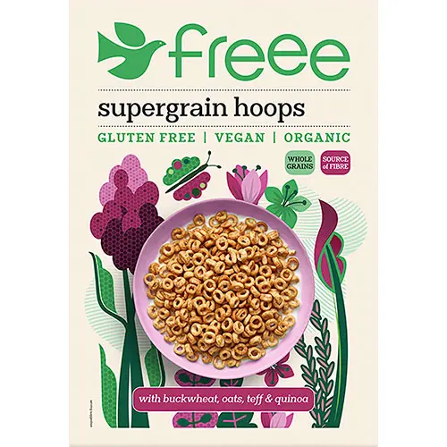 Doves Farm Supergrain Hoops Glutenfri Ekologisk | 300 g