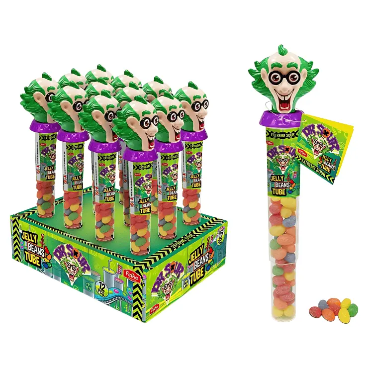 Dr. Sour Jelly Beans Tube 12 X 48 G