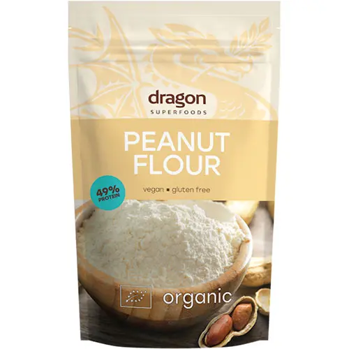 Dragon Superfoods Jordnötsmjöl Ekologisk | 200 g