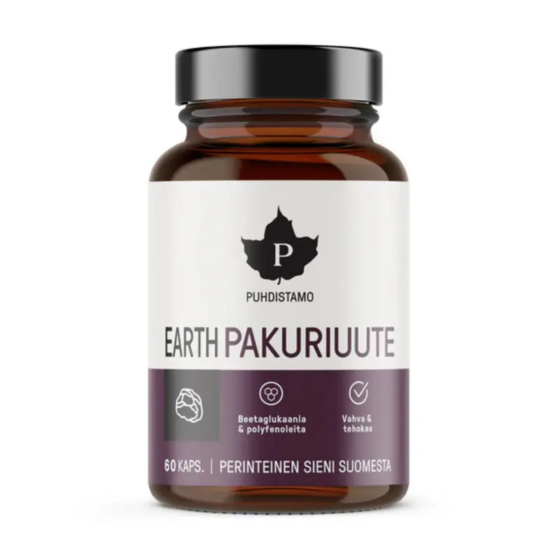 EARTH Chaga extrakt kapslar, 60 kapslar