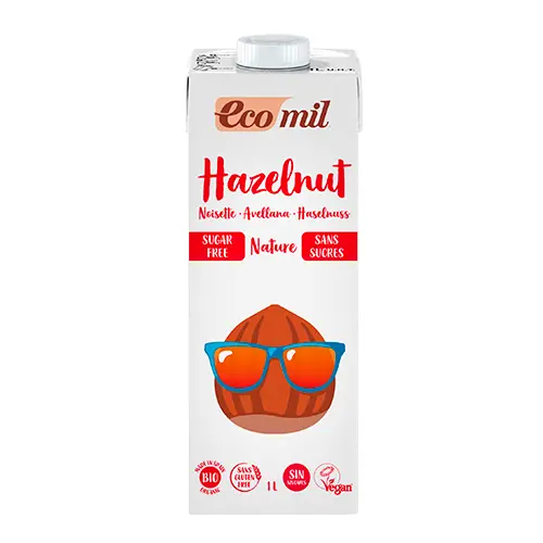 Ecomil Guru Snack Hasselnötsdryck osötad Ekologisk | 1 liter