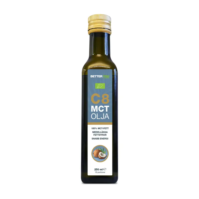 Ekologisk C8 MCT Olja - 250 ml