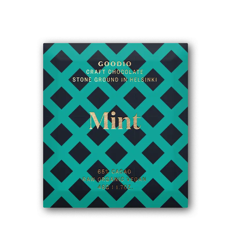 Ekologisk Råchoklad Mint 65%, 48 g