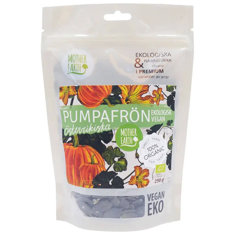 Ekologiska Pumpakärnor 250 gram