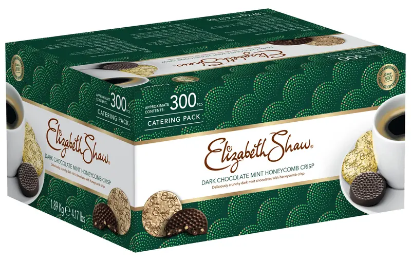 Elizabeth Shaw Mint Crisp Mörk Choklad 300 st