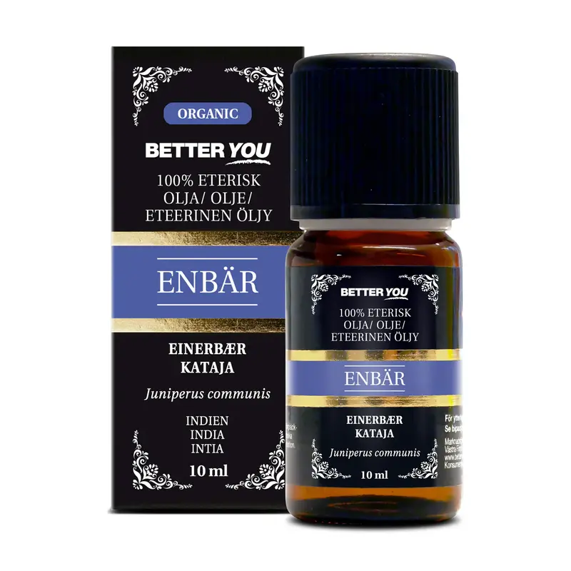 Enbärsolja EKO Eterisk - 10 ml - Nyhet