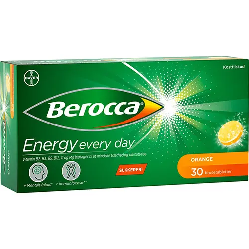 Energy - Appelsin | 30 tabletter