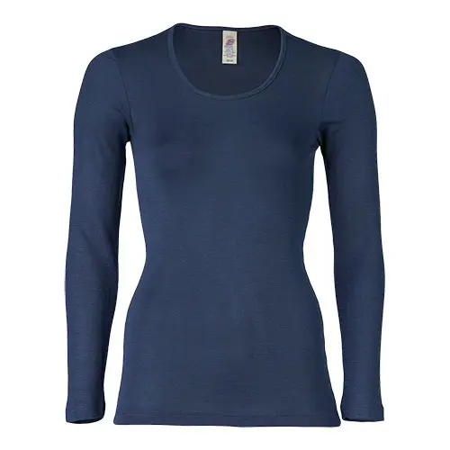Engel Natur Blus Merinoull & Silke Navy | Stl. 34/36